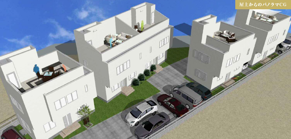 屋上からのパノラマ